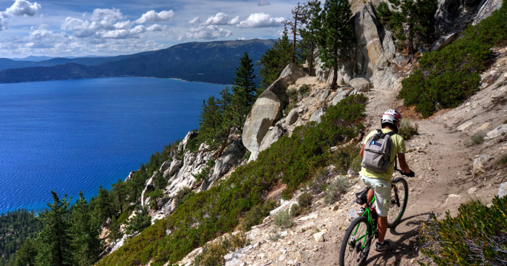 Flume Rim Trail in Lake Tahoe
