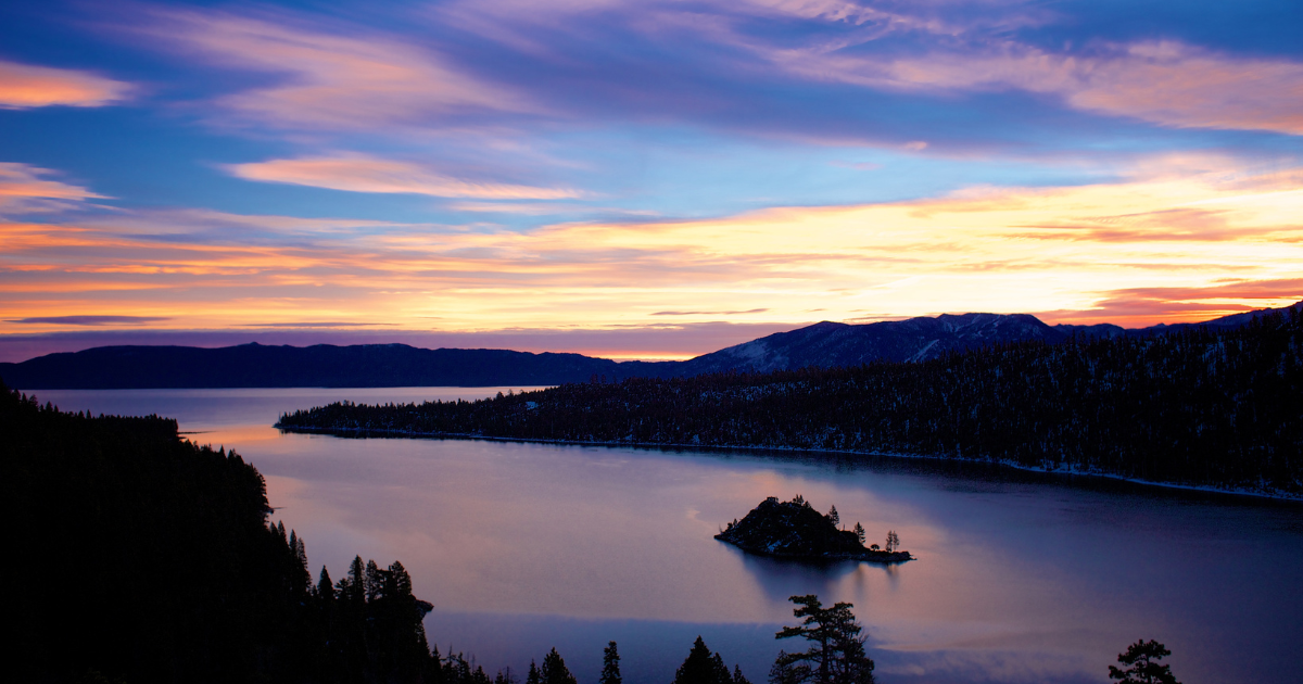 sunrise over emerald day