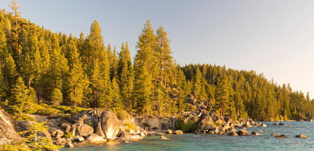 View from lake tahoe